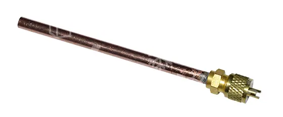 ventil servisní s trubkou 6 mm x 100 mm